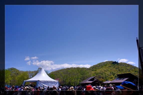 陸奥のPAテント