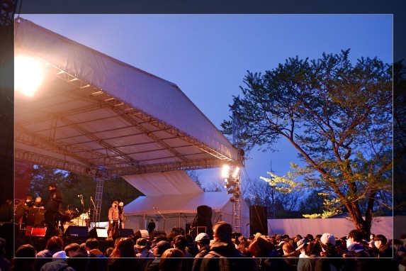 花笠があったはずの場所を撮る