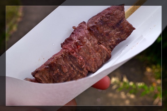 最愛の川崎牛串。日本で一番旨い牛