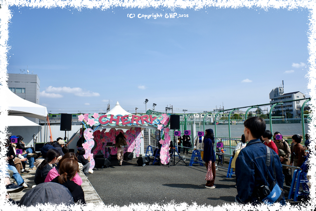 サウンドチェック中のXiangyuちゃん