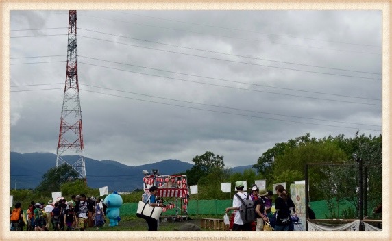 シャケ太郎の後ろ姿・・・