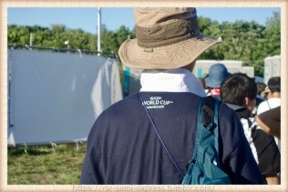 ラグビーワールドカップＴシャツの人!!