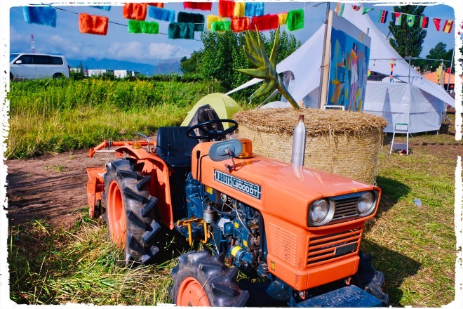 KUBOTAのトラクタ