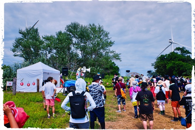 祭さん前口上中