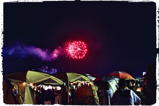 デジカメの花火１　これがギリ