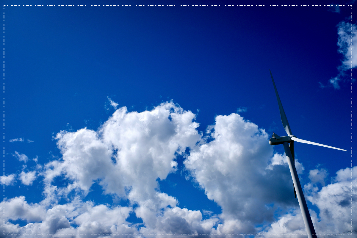 青を強めにした風車