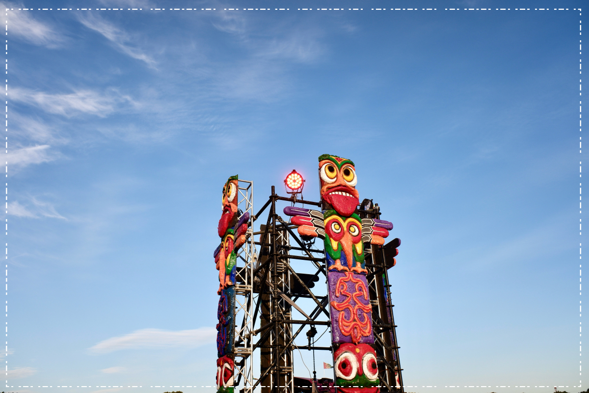 いつものトーテムポール