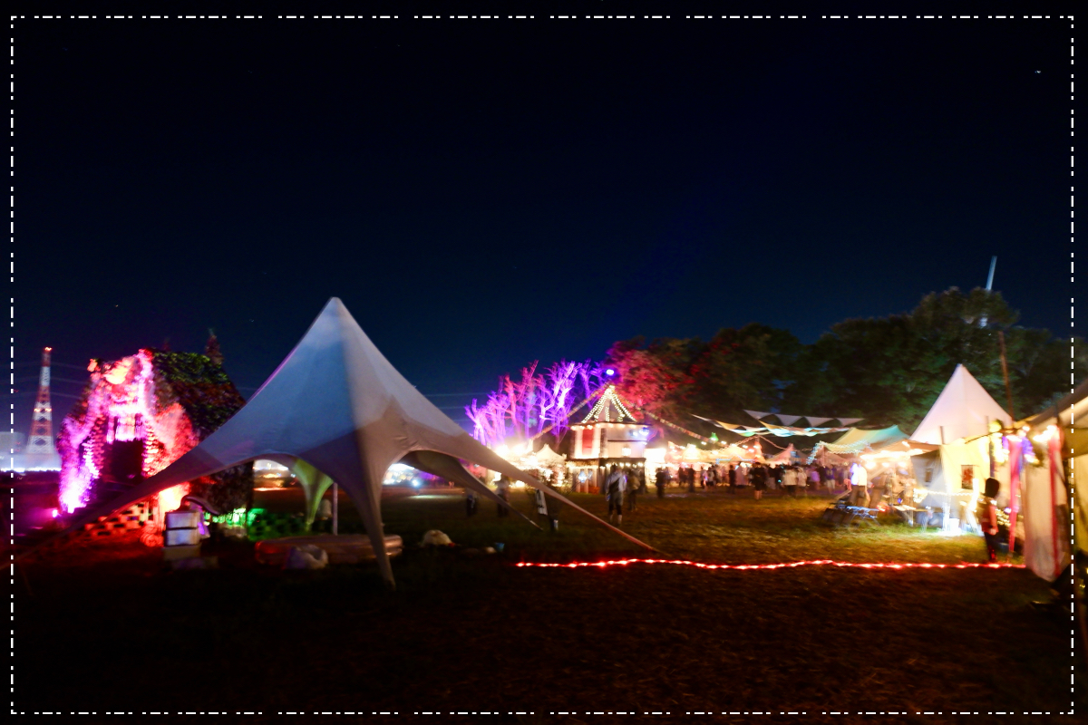 しっかりピントの合った夜のPROVO